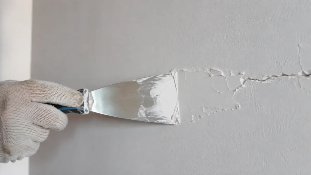Cómo tapar grietas en la pared antes de pintar