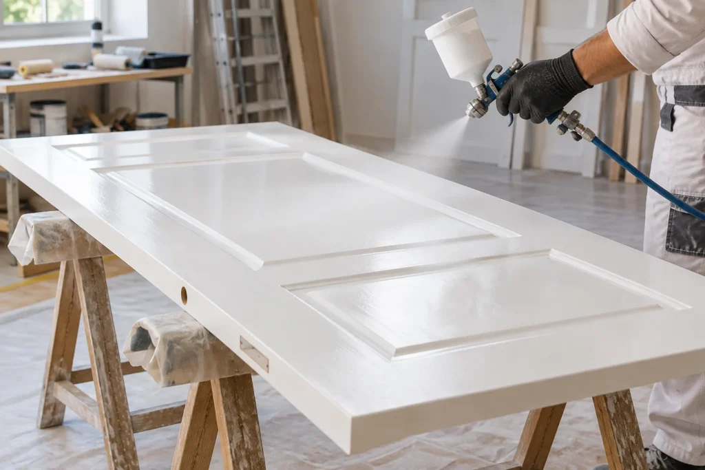 Cómo lacar puertas en blanco