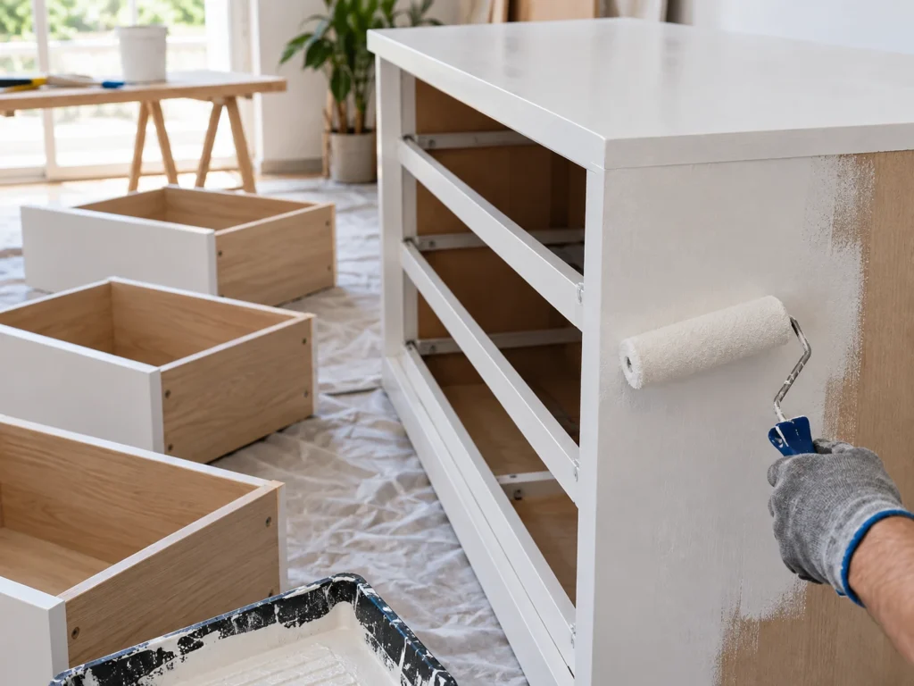 Cómo pintar muebles de melamina