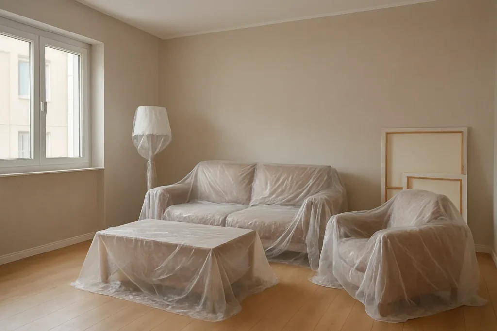 Cómo preparar tu casa antes de que lleguen los pintores
