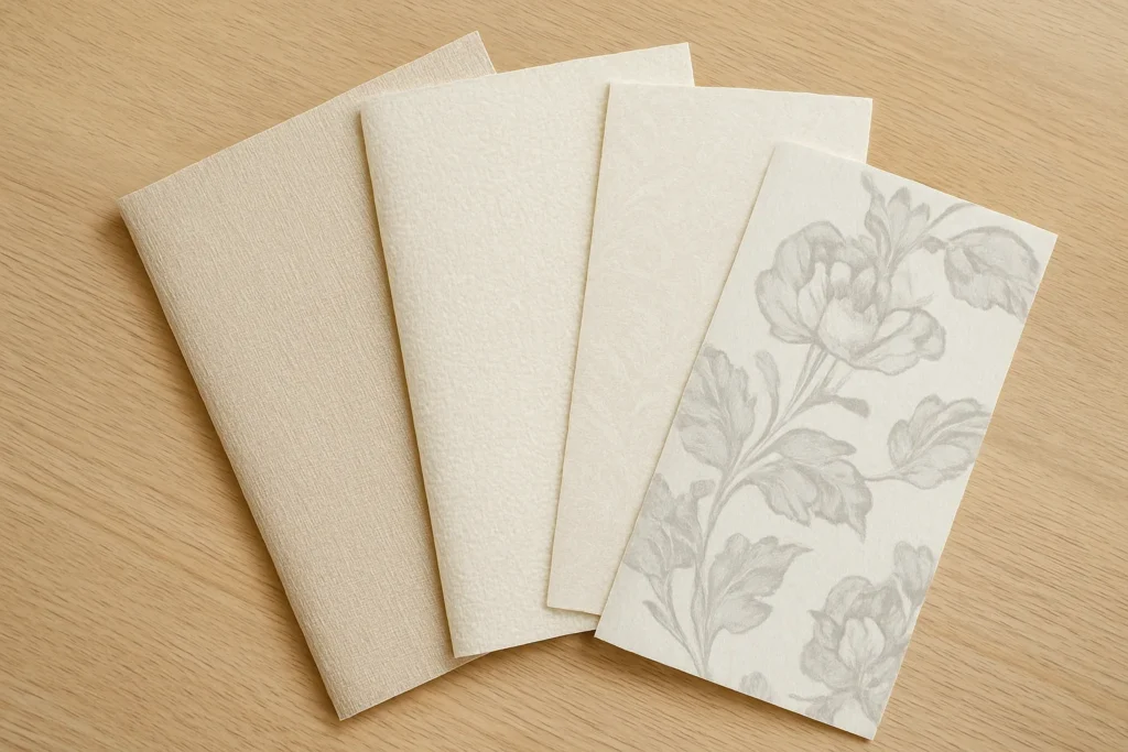 Tipos de papel pintado